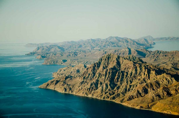 The Islands of Loreto, air view 