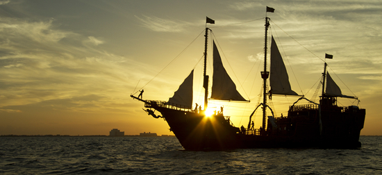 The Jolly Roger pirate ship - Cancun’s Top 10 Activities