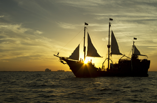 The Jolly Roger pirate ship - Cancun’s Top 10 Activities